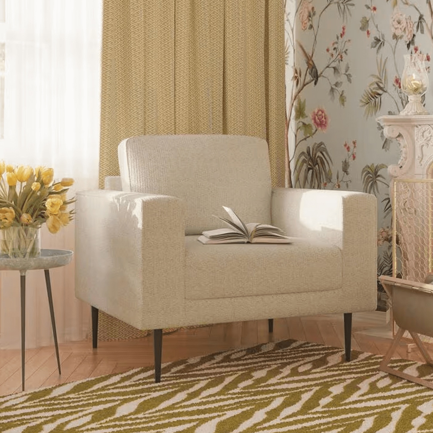 Ashley Hazela Accent Chair in Sandstone