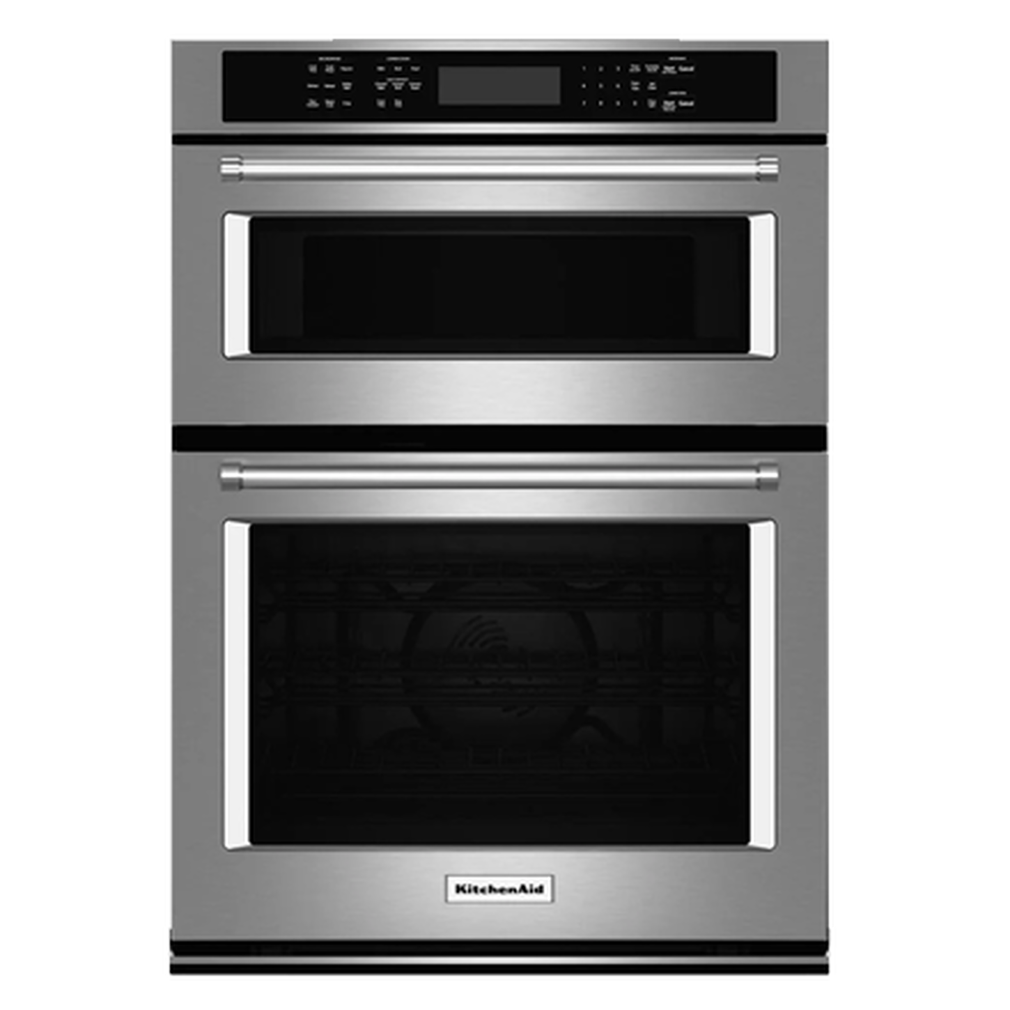 Kitchenaid Microwave and Wall Oven Combination in Stainless Steel