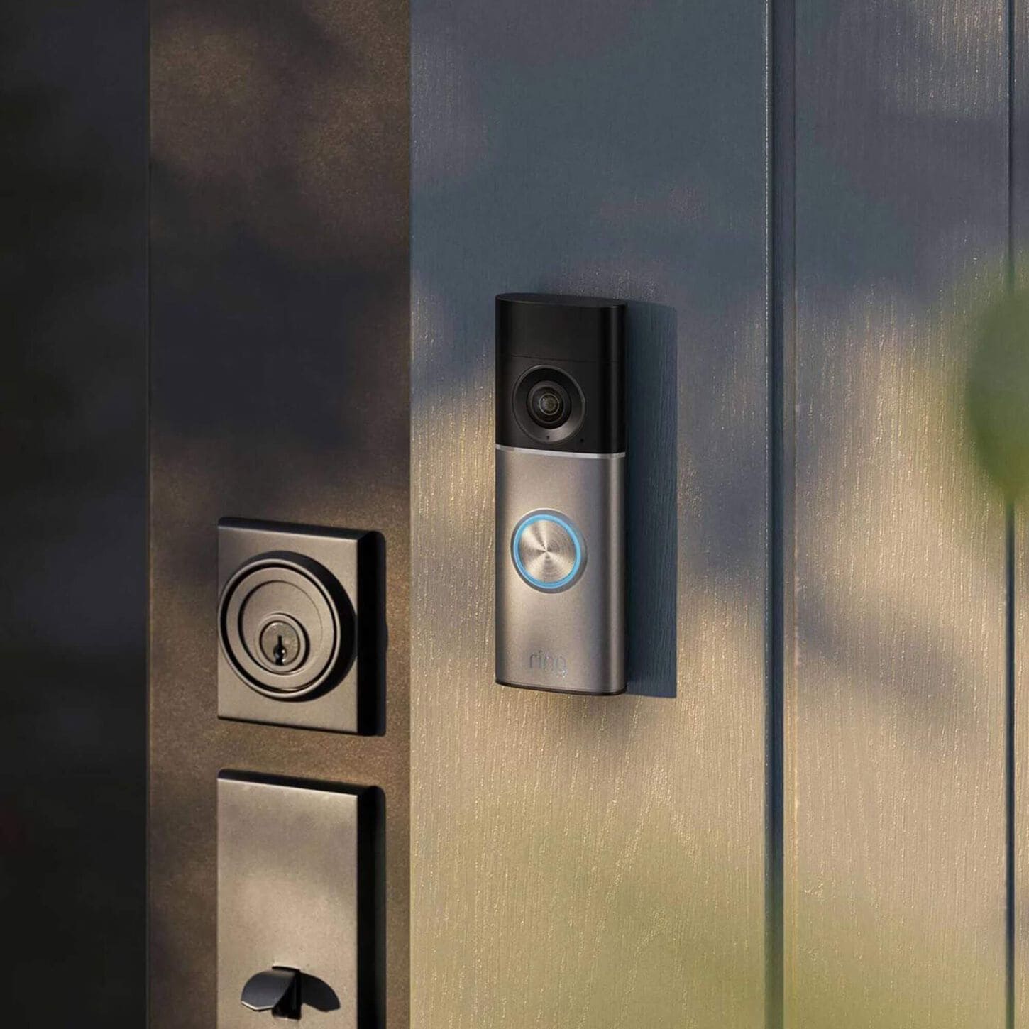 Ring Wired Doorbell Pro with Retinal 4K in Deep Silver