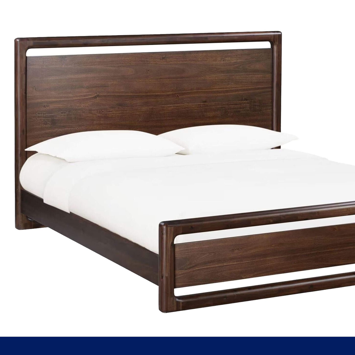 Urban Home Sol Platform Bed in Brown Spice