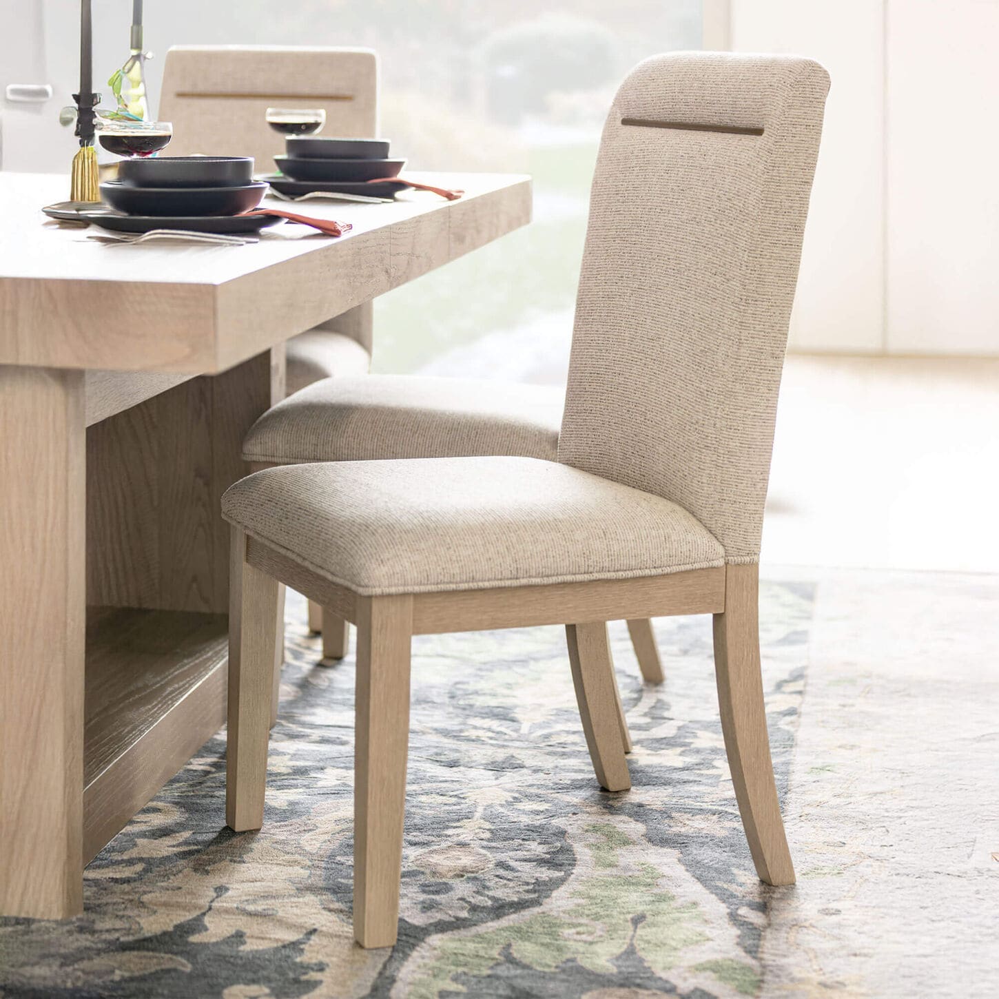 Crystal City Garland Side Chair in Sand