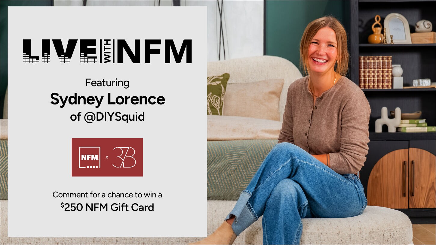 NFM live with DIY Squid and Sydney sitting on the sofa
