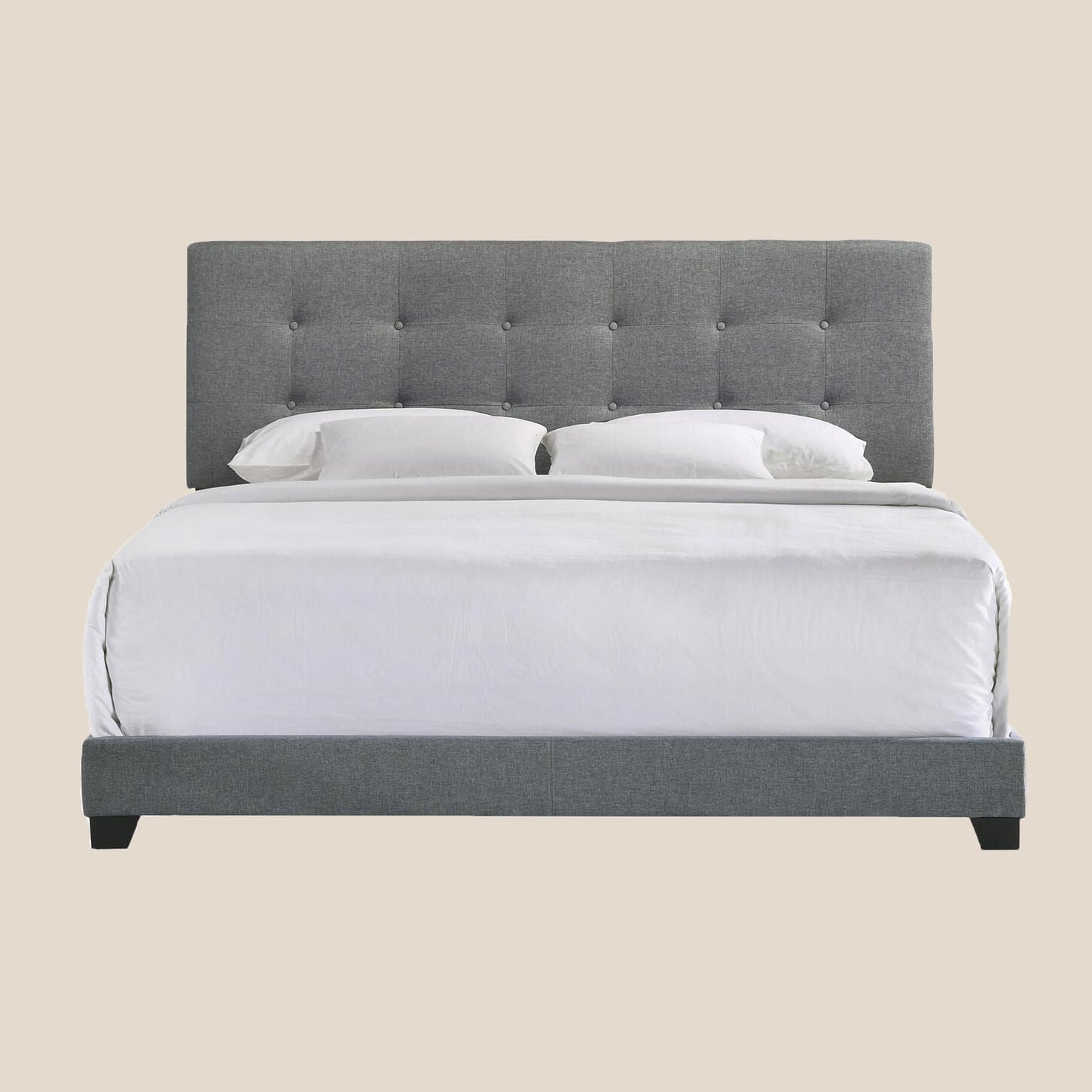 Hawthorne Furniture Addyson Upholstered King Bed in Gunmetal
