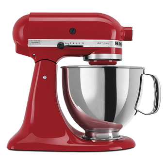 KitchenAid 5 Quart Artisan Stand Mixer in Red