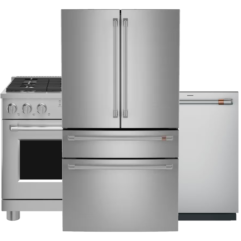 GE Cafe Appliances in Stainless Steel