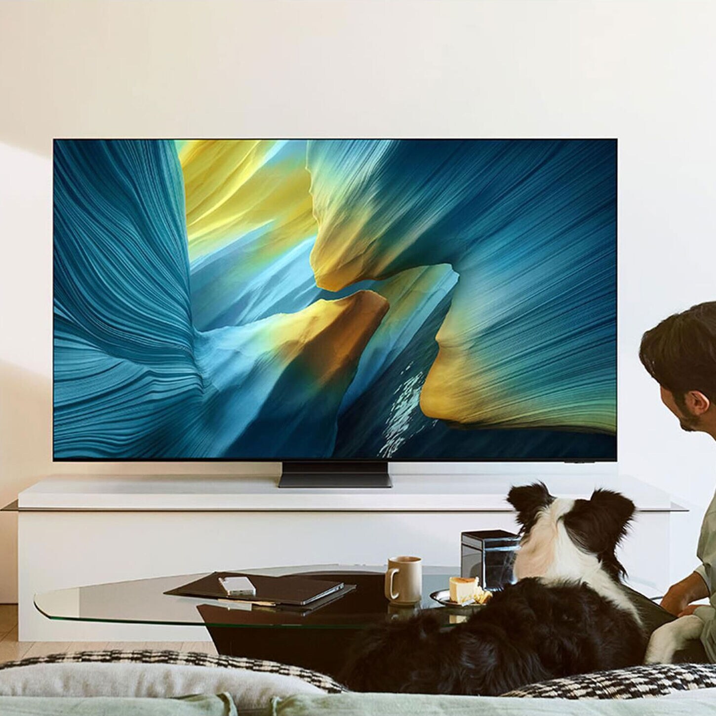 Samsung 77" Class S95F OLED 4K Vision AI in Tital Black - Smart TV