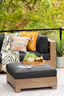 Patio pillows displayed outdoor 