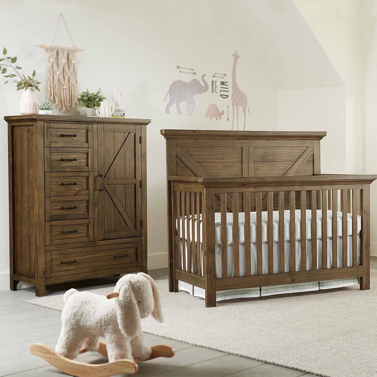 Eastern Shore Westfield 4-In-1 Convertible Crib in Harvest Brown