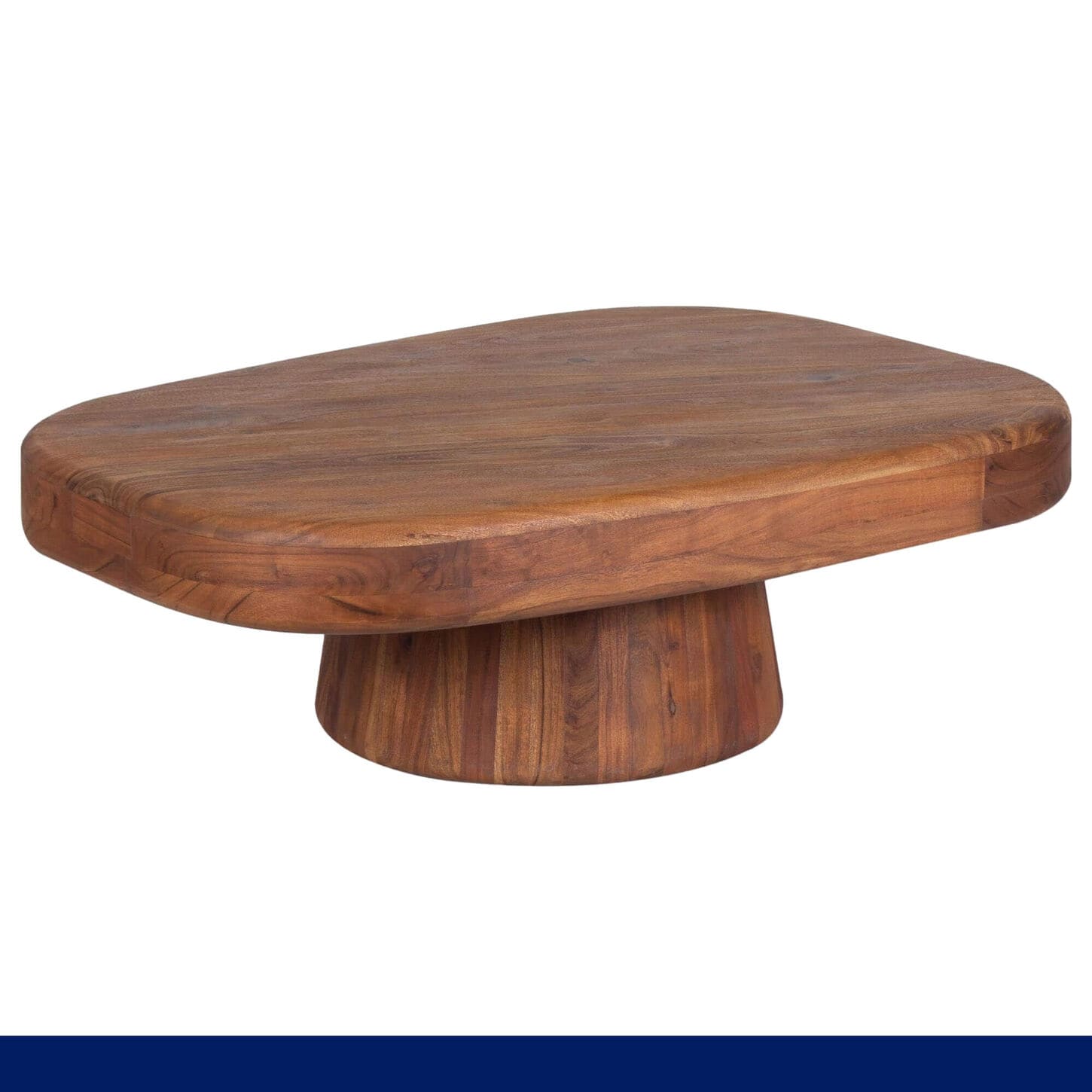 Porter Designs Ekta Coffee Table in Matte Walnut