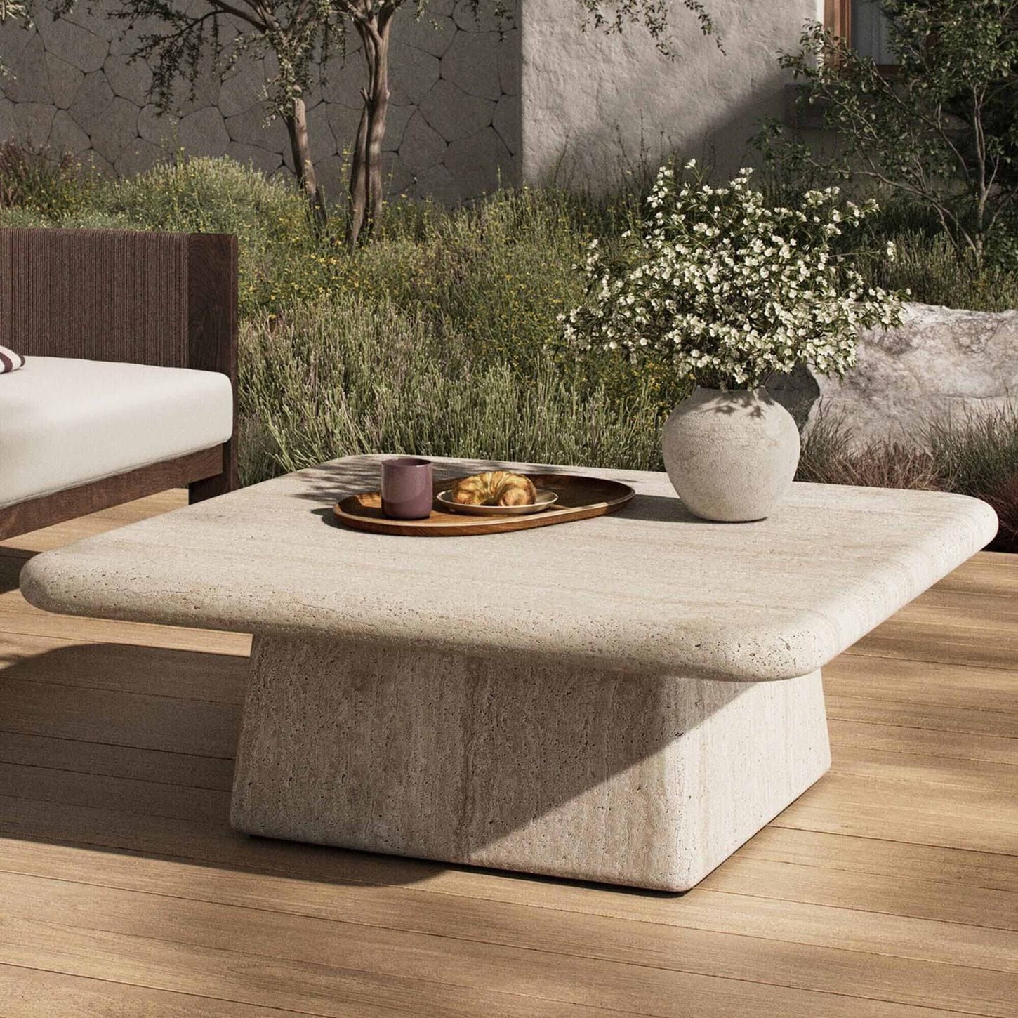 Four Hands Cava Outdoor Coffee Table