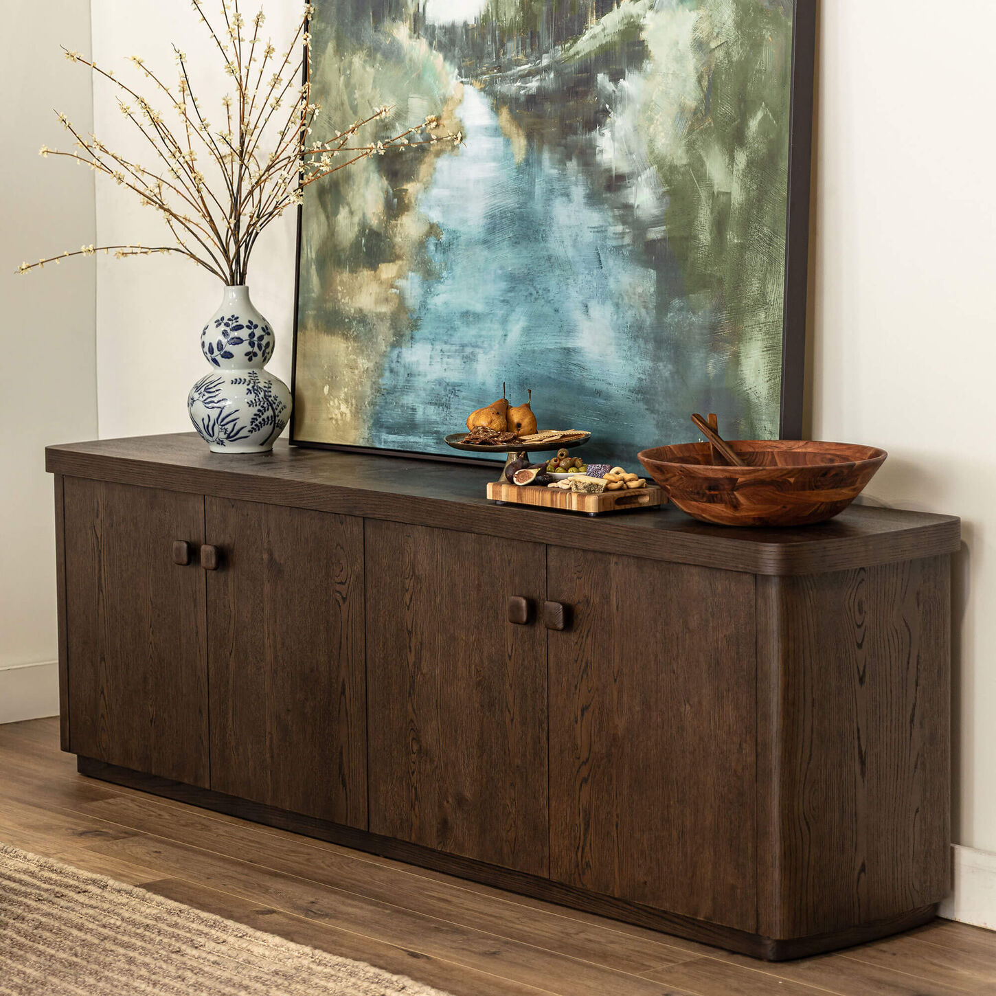 Four Hands Valen Sideboard in Rustic Brown
