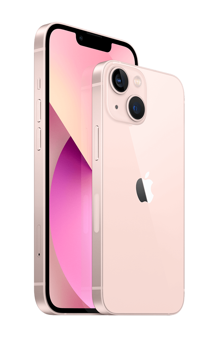 Apple iPhone 13 & iPhone mini in pink