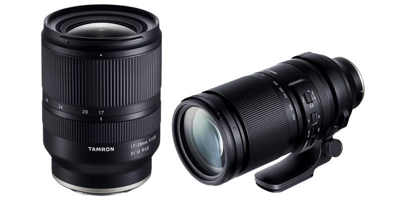 Tamron DI III VXD Lens for Sony E Mount and DI RXD Lens for Sony E Mount