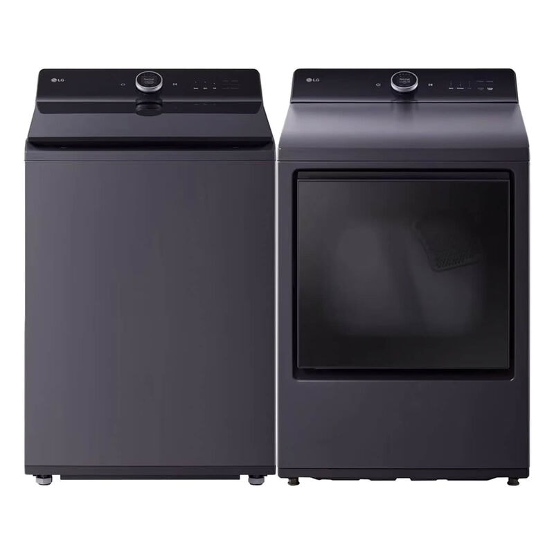 lg 8600 laundry pair in flat black