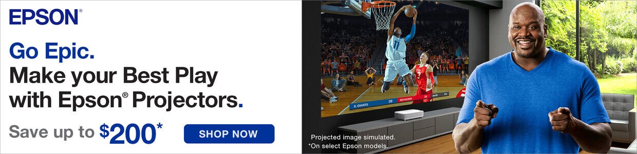 Epson. Go Epic. Make your Best Play with Epson Projectors. Save up to $200. Shop Now. 
