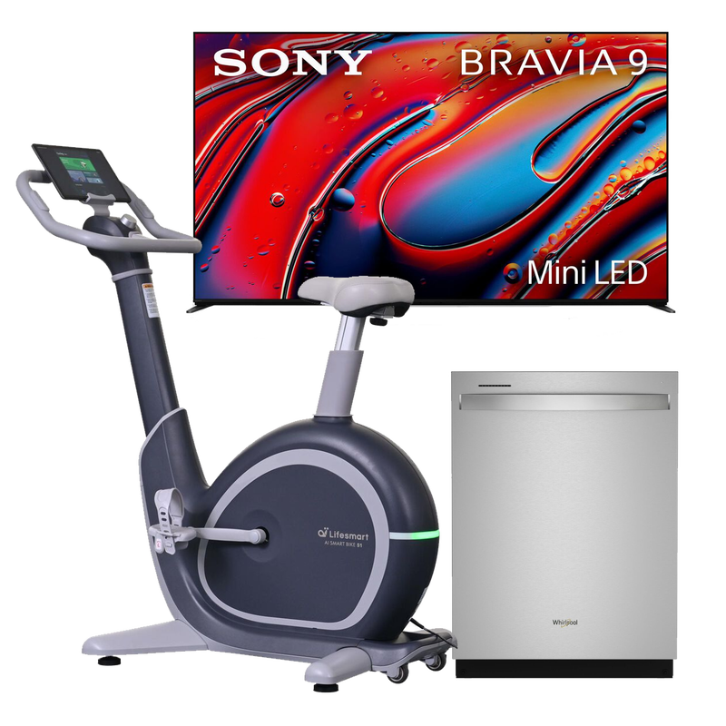 excercise bike tv dishwasher