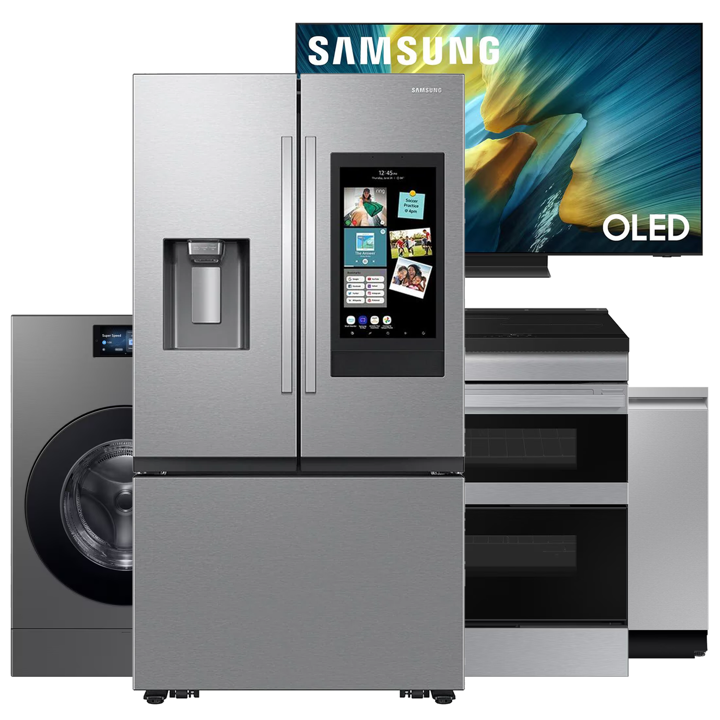 Appliance and electronics products from Samsung