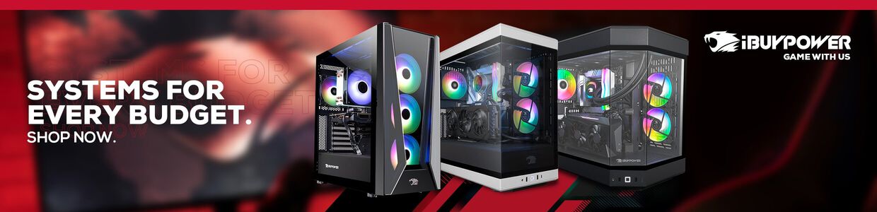iBUYPOWER Game with Us | Systems for Every Budget. | Shop Now