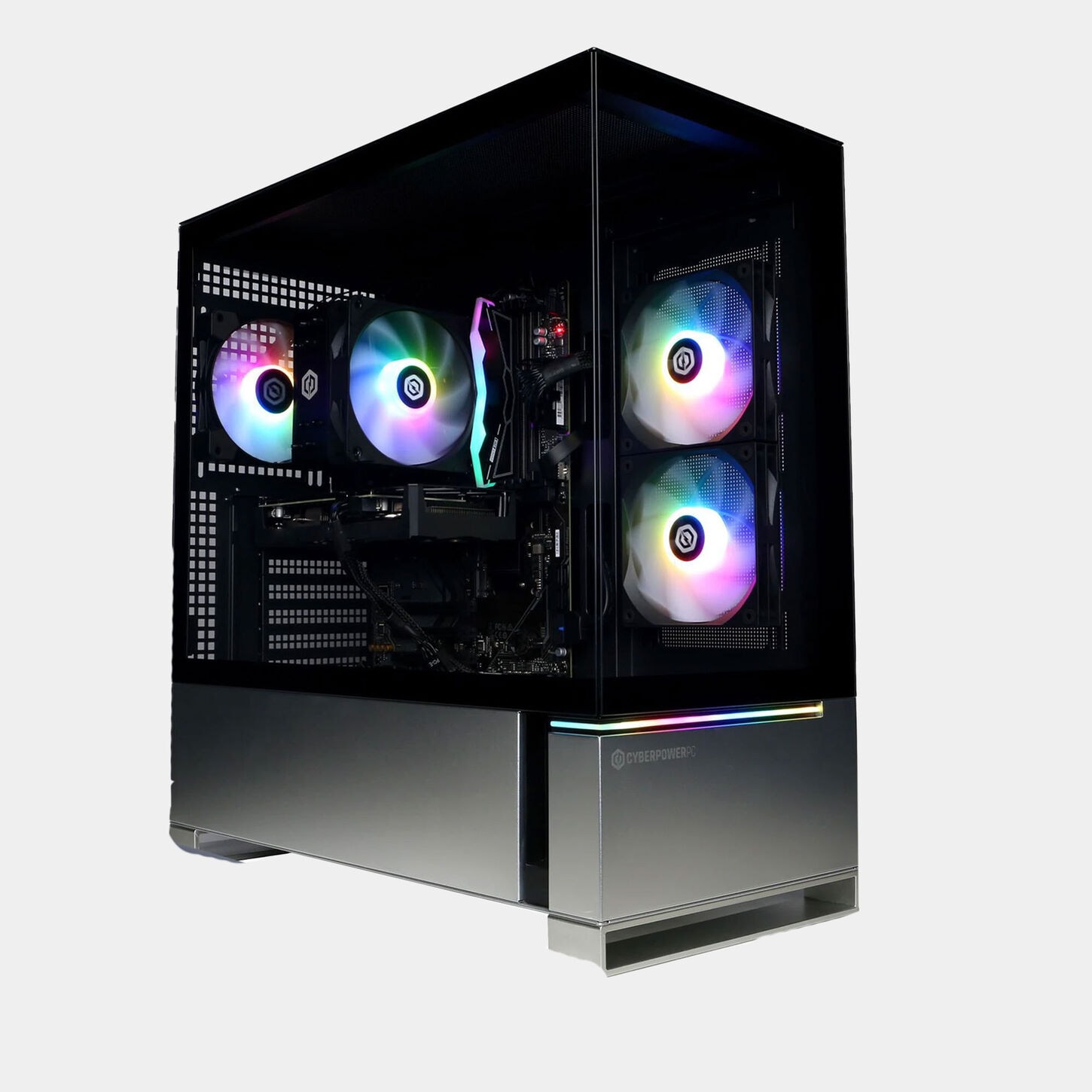 CyberPowerPC Gamer Master Gaming PC | AMD Ryzen 7 8700F - 16GB RAM - NVIDIA GeForce RTX 5060 Graphics - 1TB NVMe SSD in Black