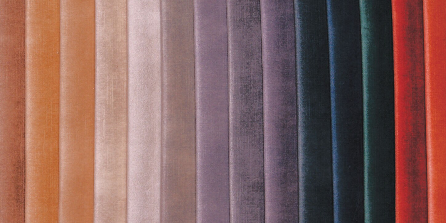 Color swatches of different fabrics