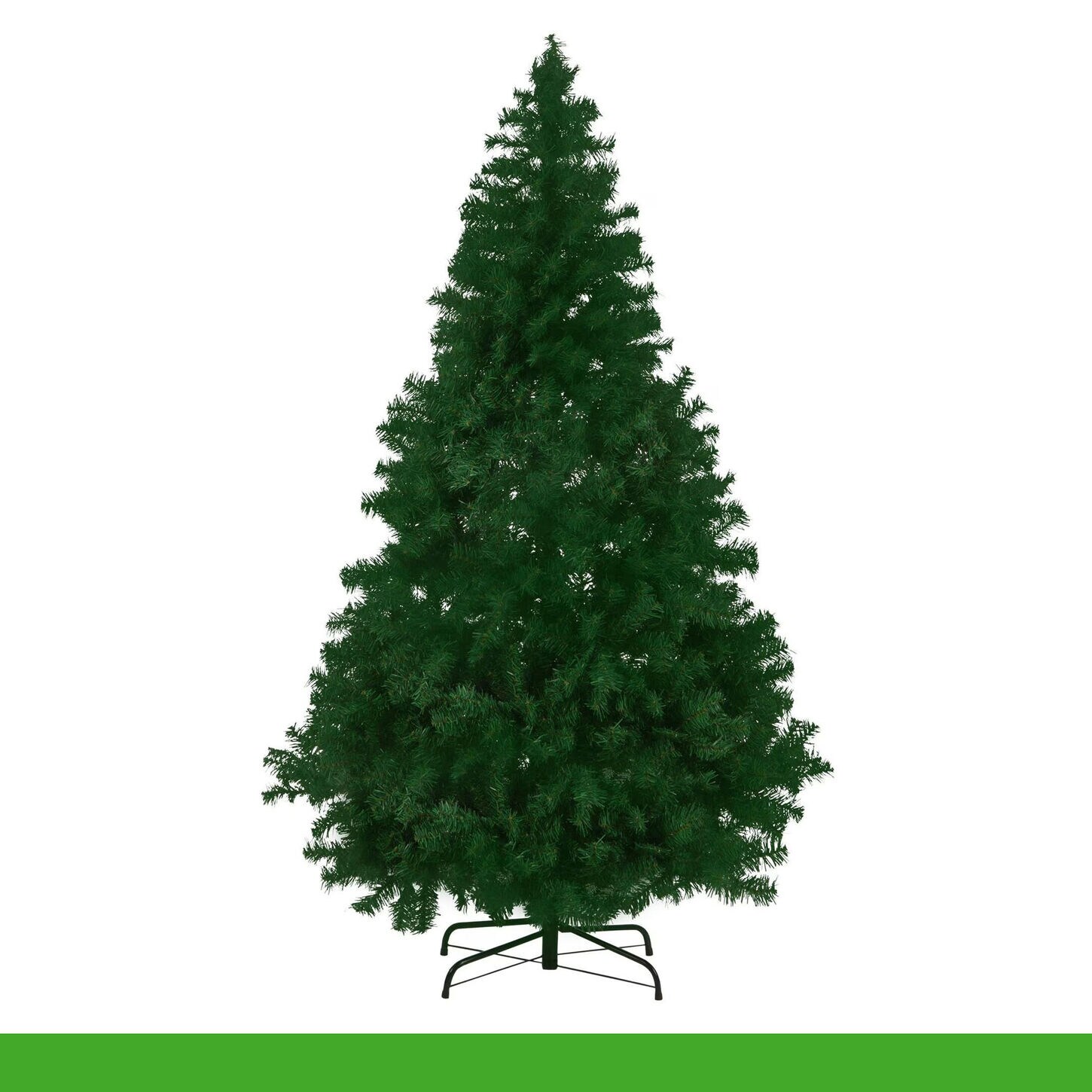 Timberlake 6 ft Artificial Christmas Tree with 1000 Branch Tips and Metal Stand in Green