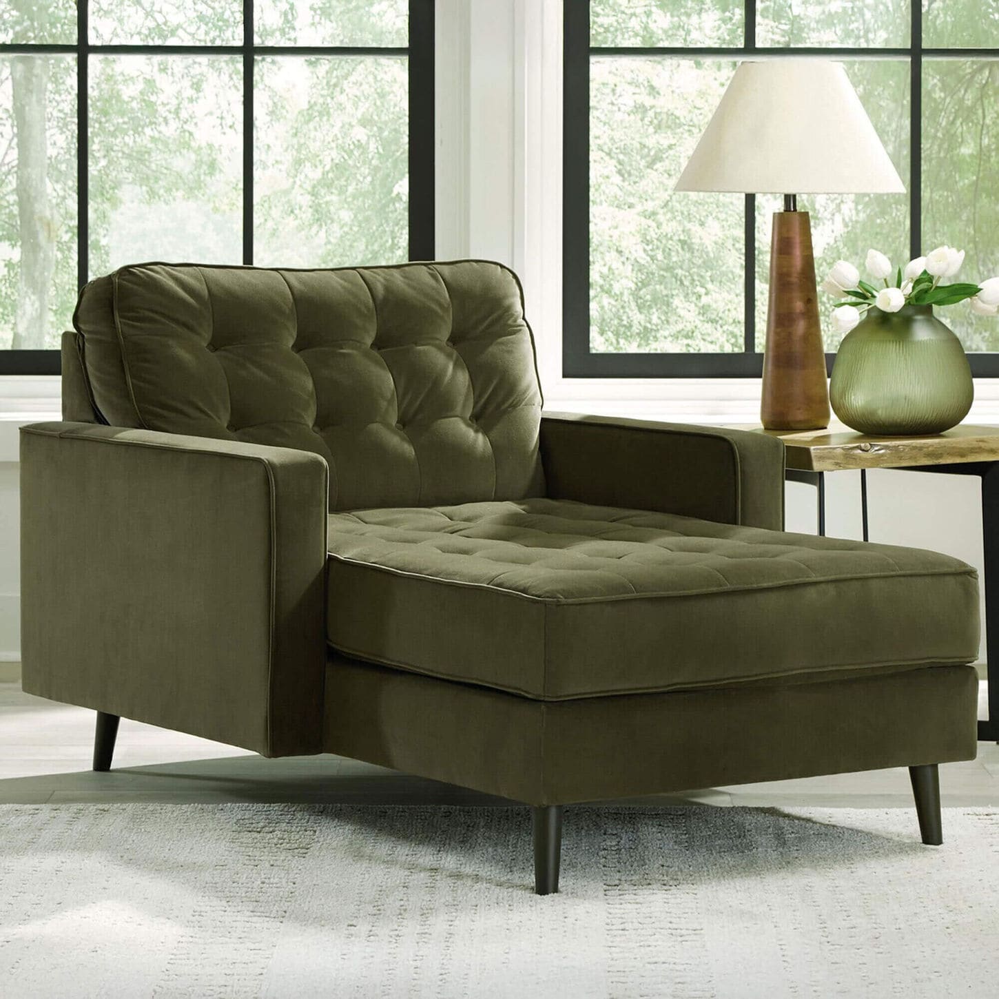 37B Reveon Lakes Chaise in Olive