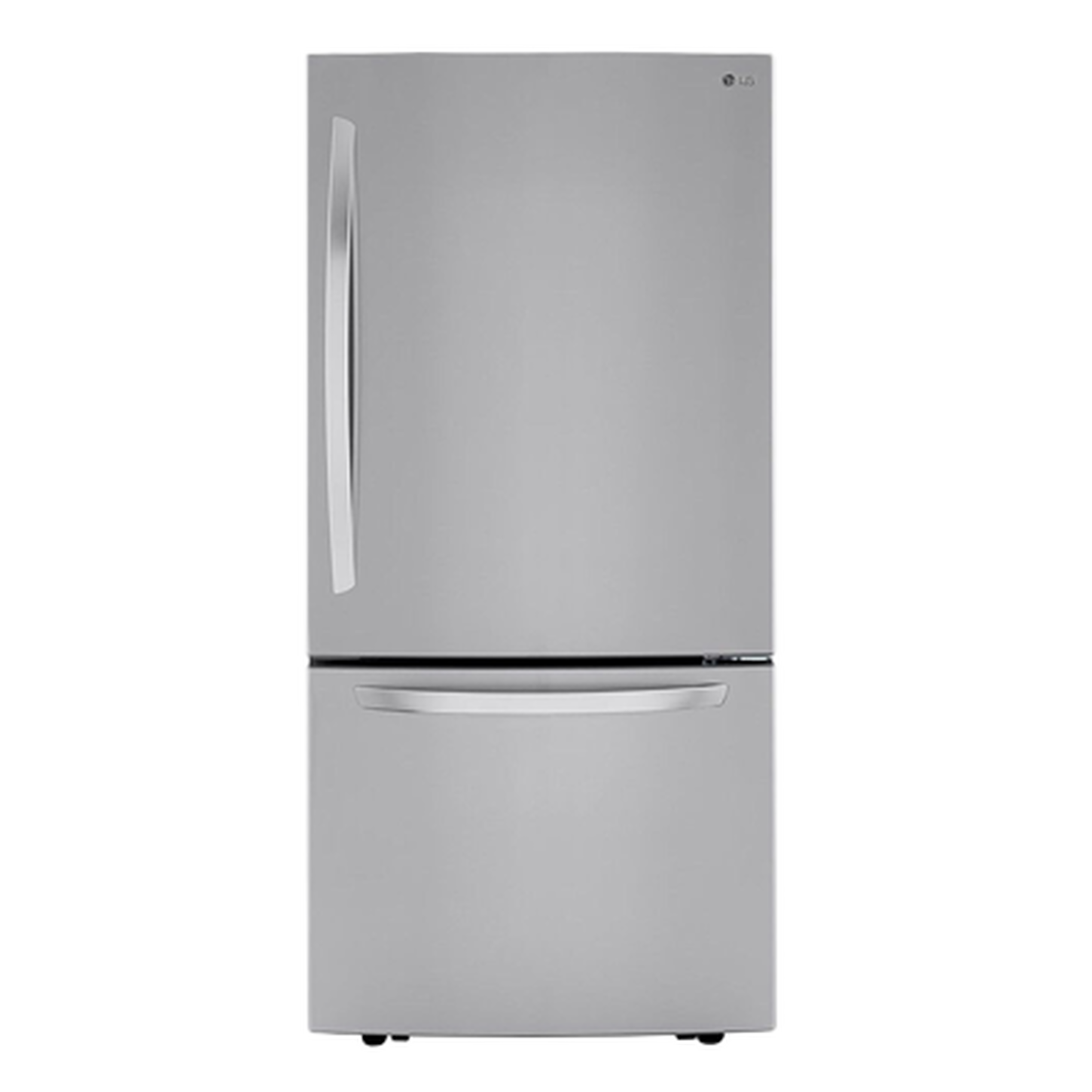 LG Bottom Freezer Refrigerator in Stainless Steel