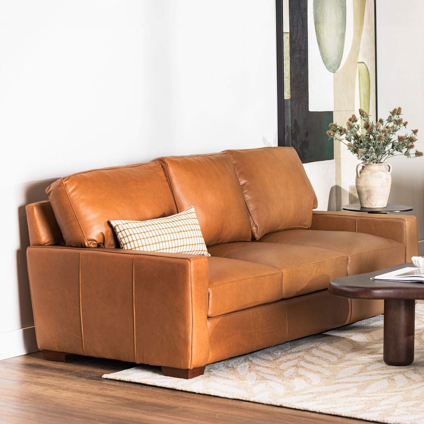 Leather sofa