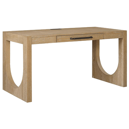 Wycliff Bay Canyon Drive Office 60in Writing Desk in Natural Oak
