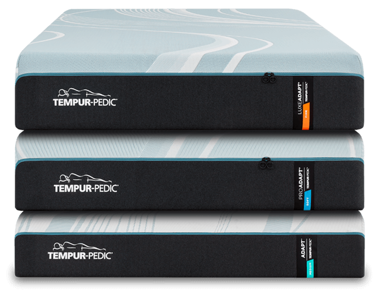 Tempur-Adapt Mattresses Stacked
