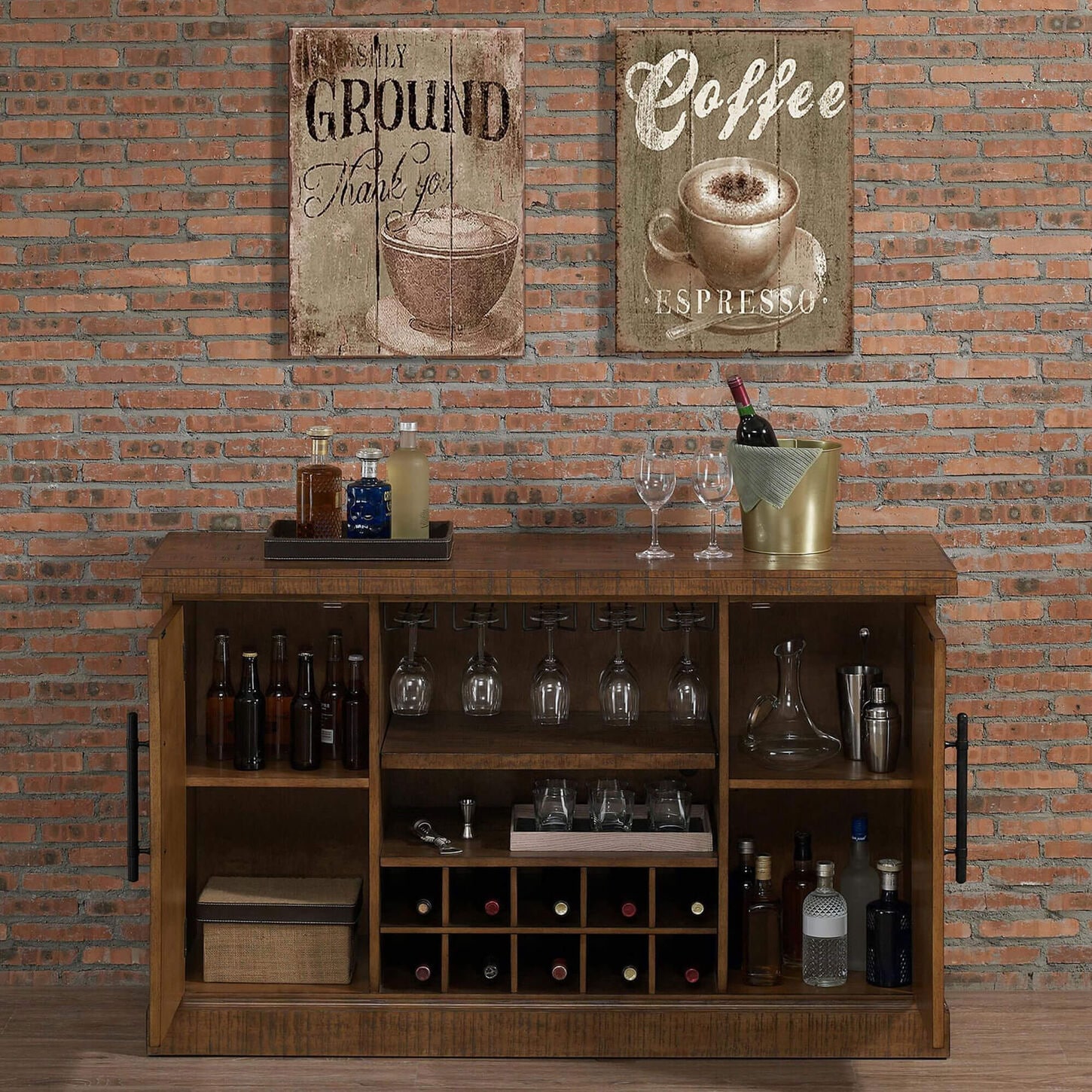 Brunswick Billiards Gateway Wine Cabinet