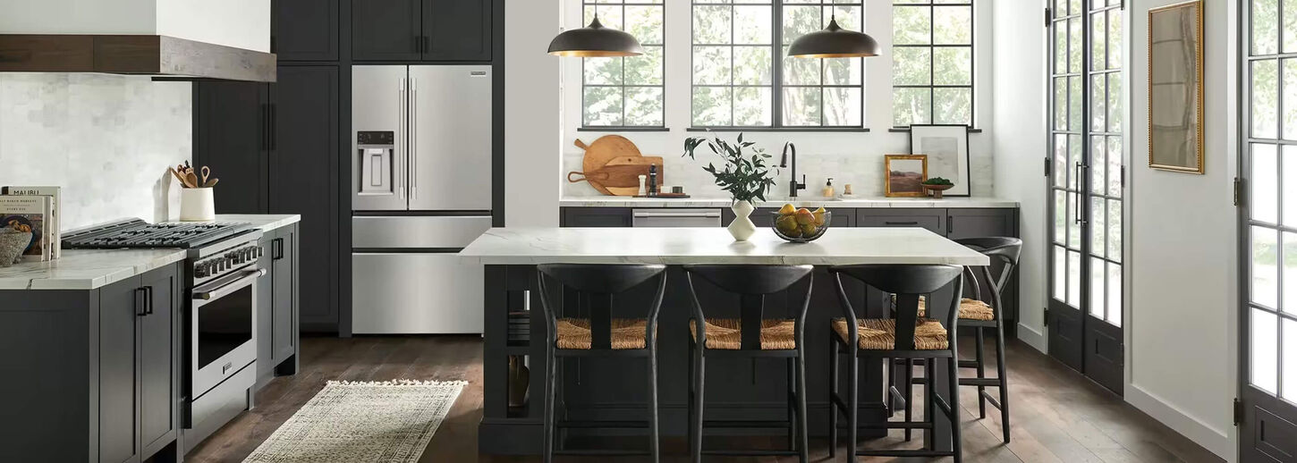 Frigidaire Professional kitchen appliances in kitchen