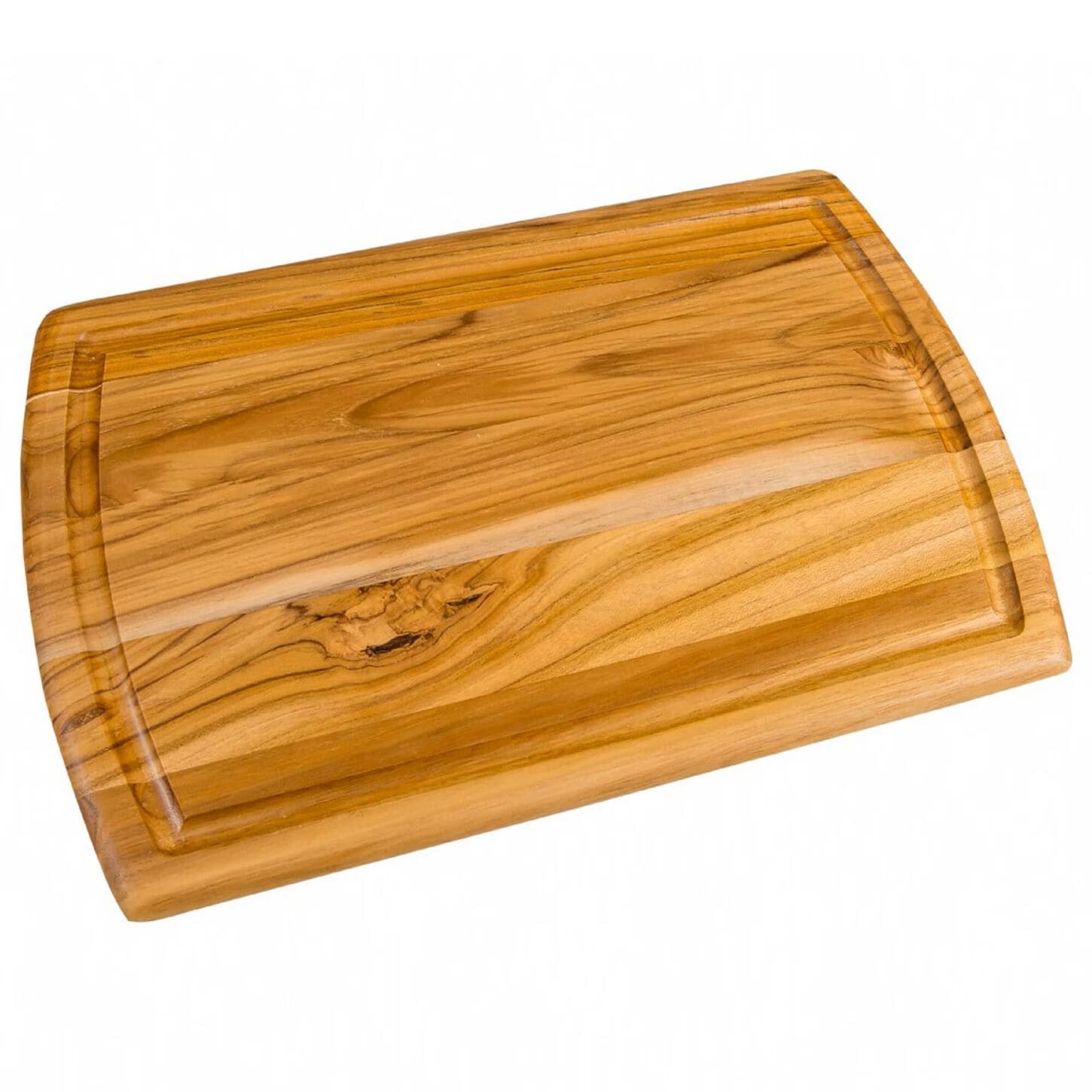 Lipper International Teak Herringbone Board in Brown