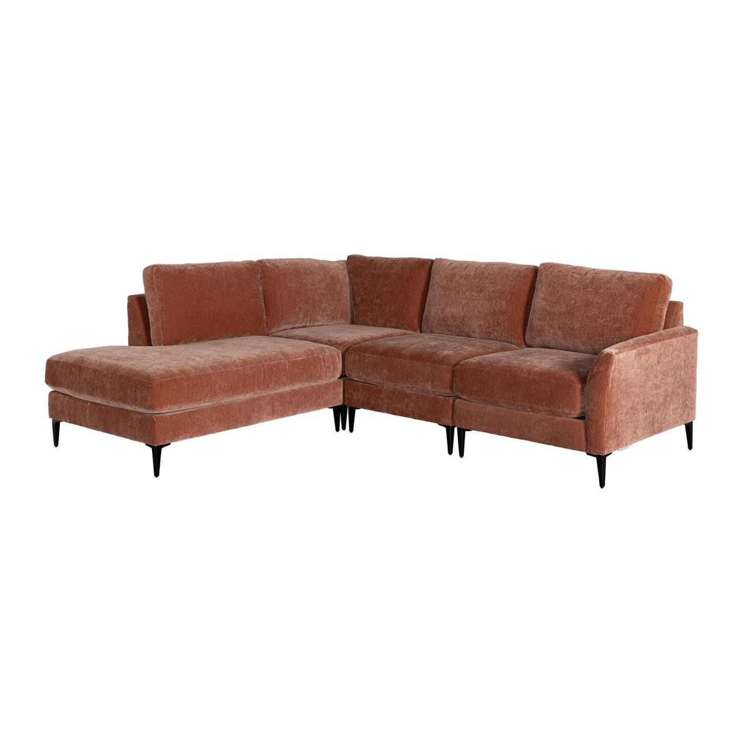 Jonathan Louis Nova 4-Piece Sectional in Amici Ginger