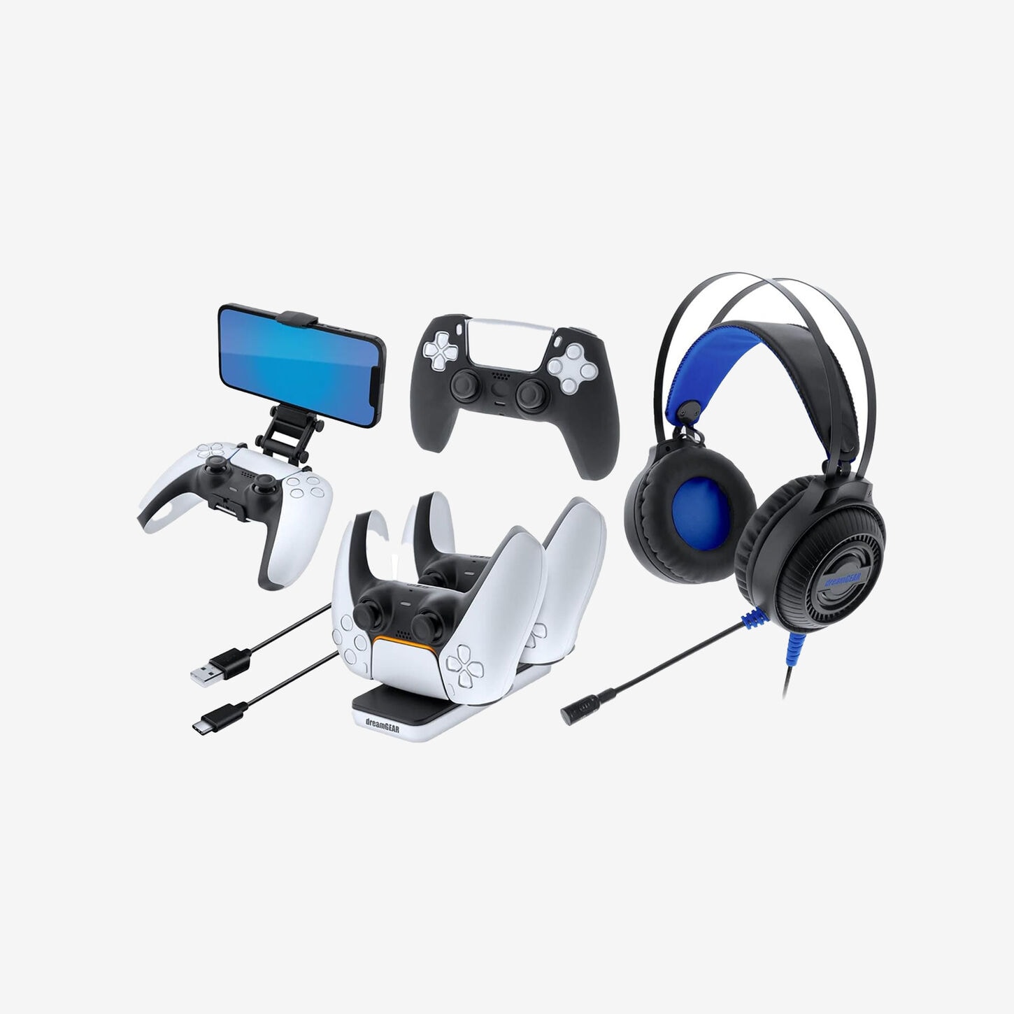 Dreamgear Gamer Kit for PlayStation 5 in Black