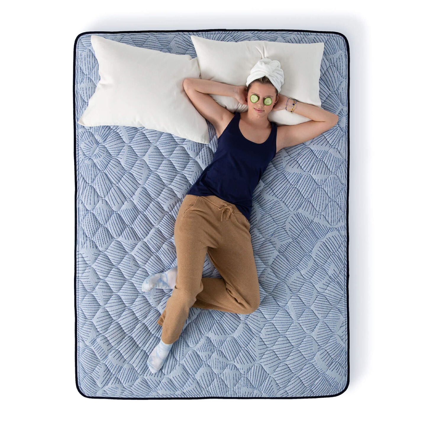 Woman Sleeping on Her Back