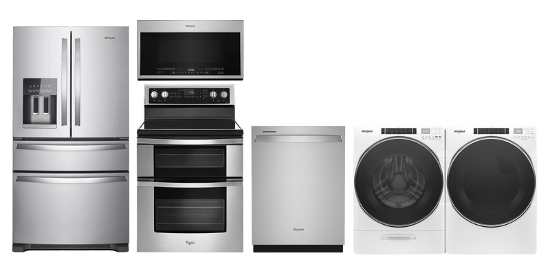 Get up to $800 prepaid Mastercard on Whirlpool 6 Piece Appliances