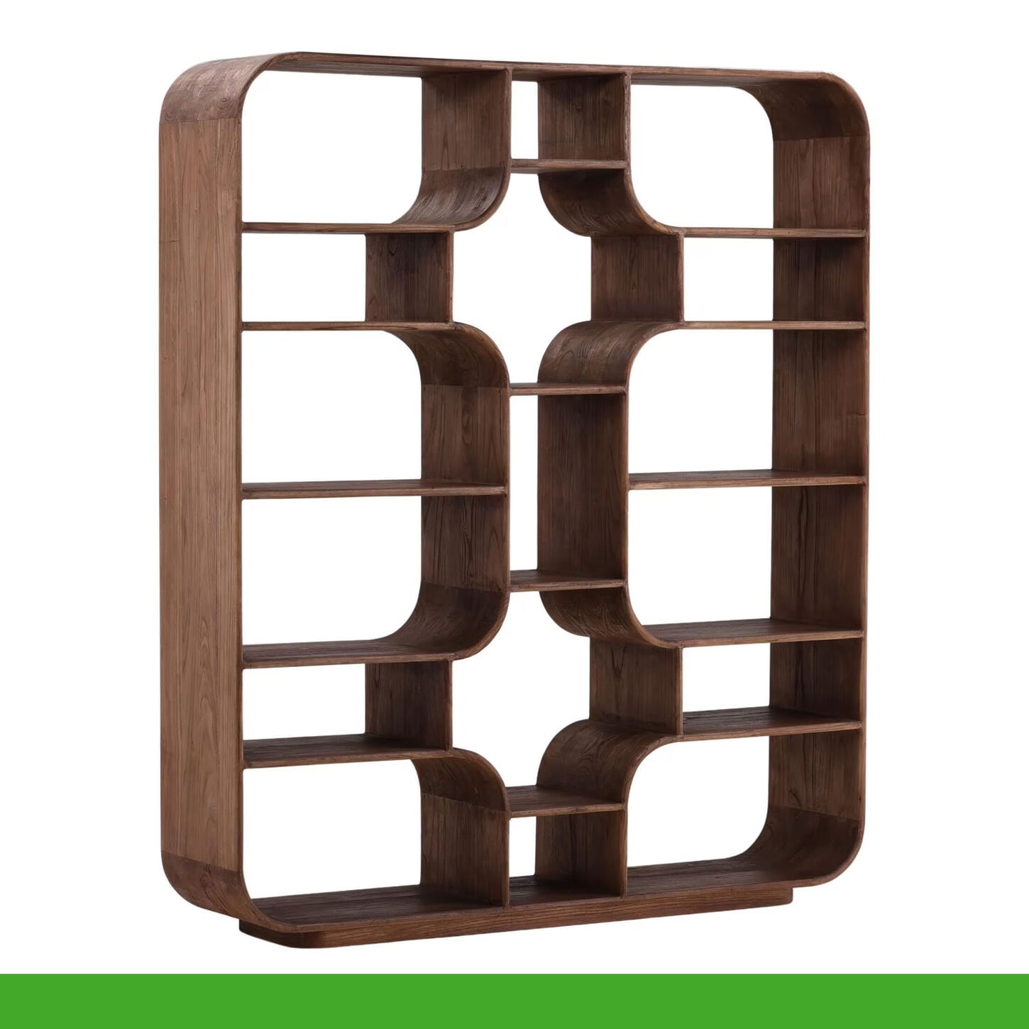 Blue Sun Designs Gaetan Bookcase in Brown