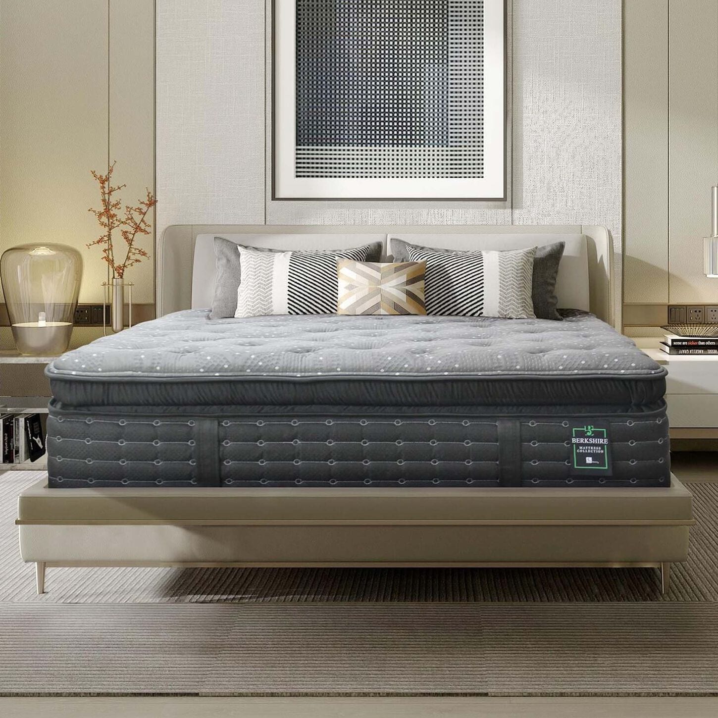 BeautySleep 12.25" Medium Euro Top Queen Mattress