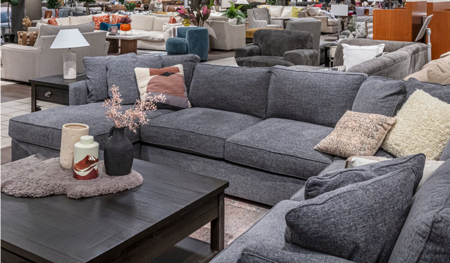 Shopping furniture at NFM in Omaha, Nebraska