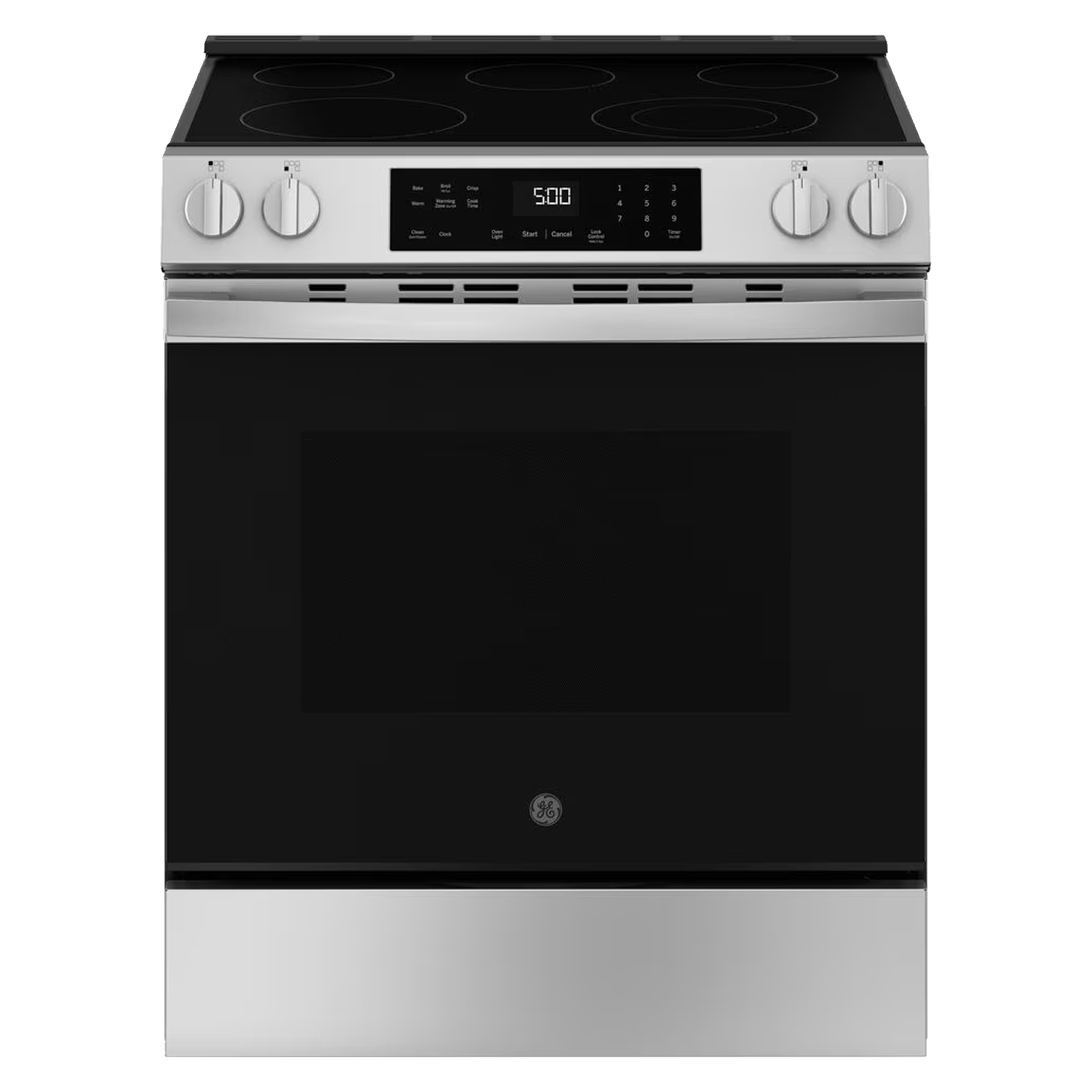 GE Electric Range in Stainless Steel