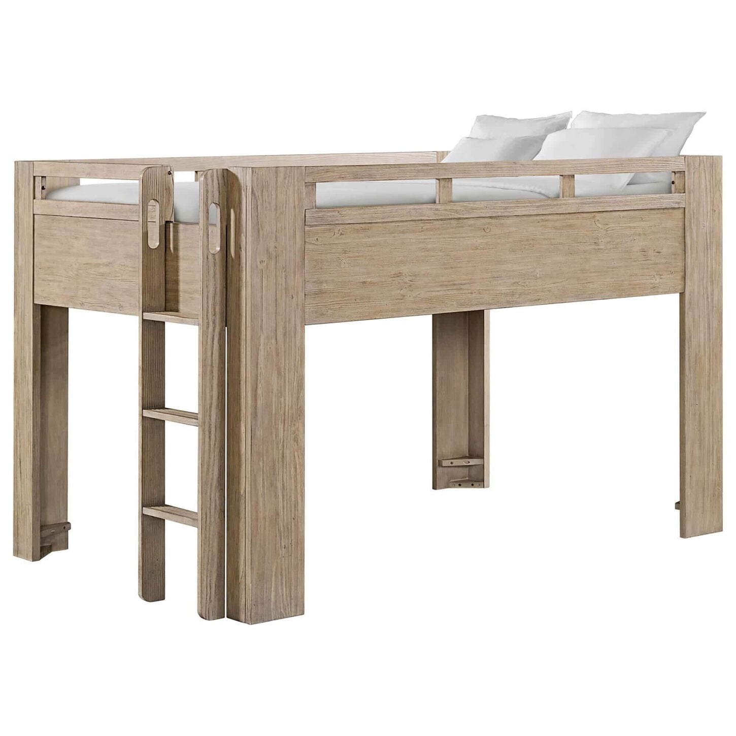 Eastern Shore Bello Full Low Loft Bed in Sandstone