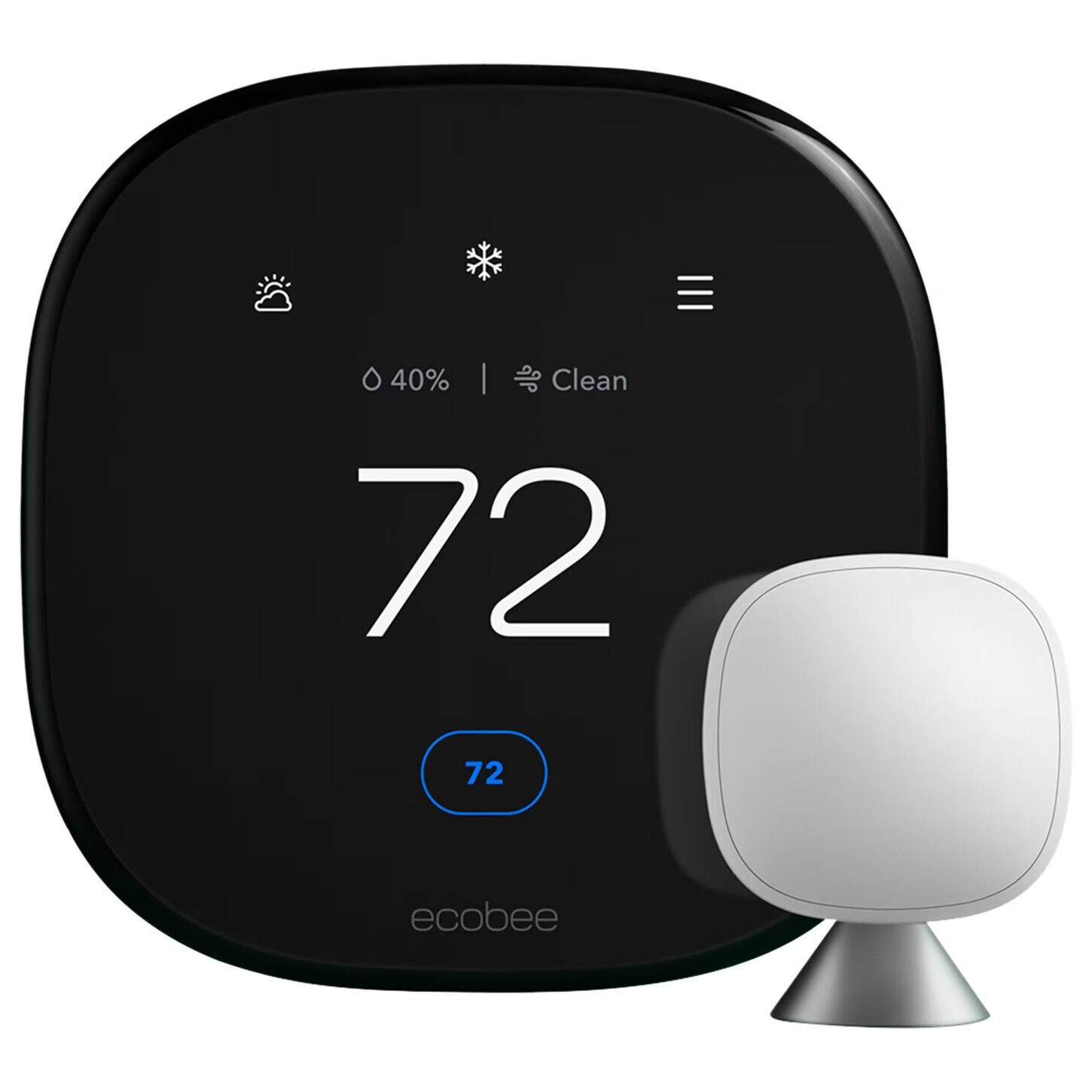 ecobee Smart Thermostat Premium with SmartSensor in Black