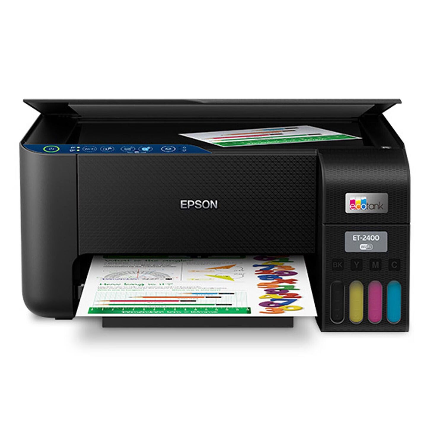 Epson EcoTank ET-2400 Wireless All-in-One Cartridge-Free Supertank Printer with Scan and Copy in Black