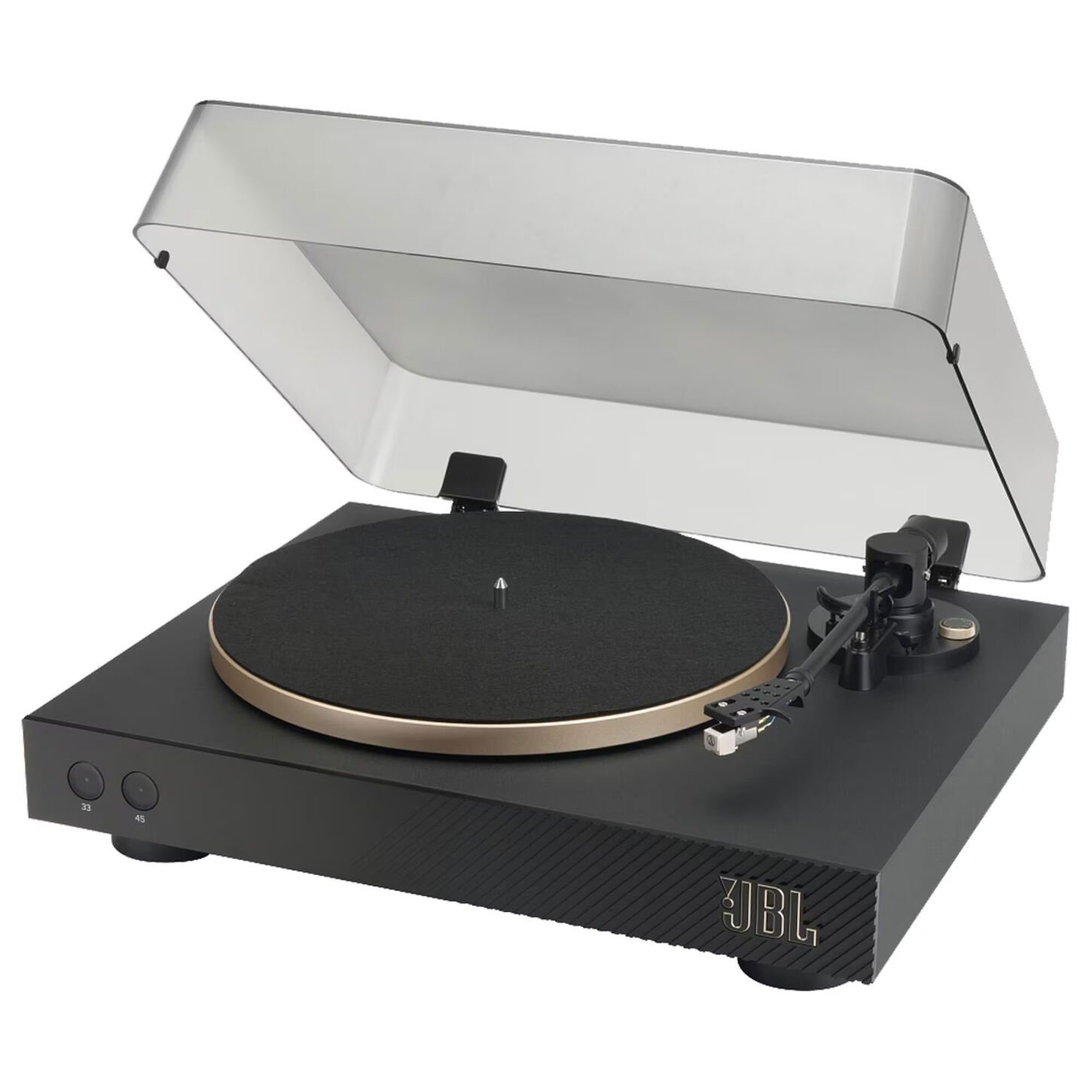 JBL Spinner Bluetooth Turnable in Gold and Black