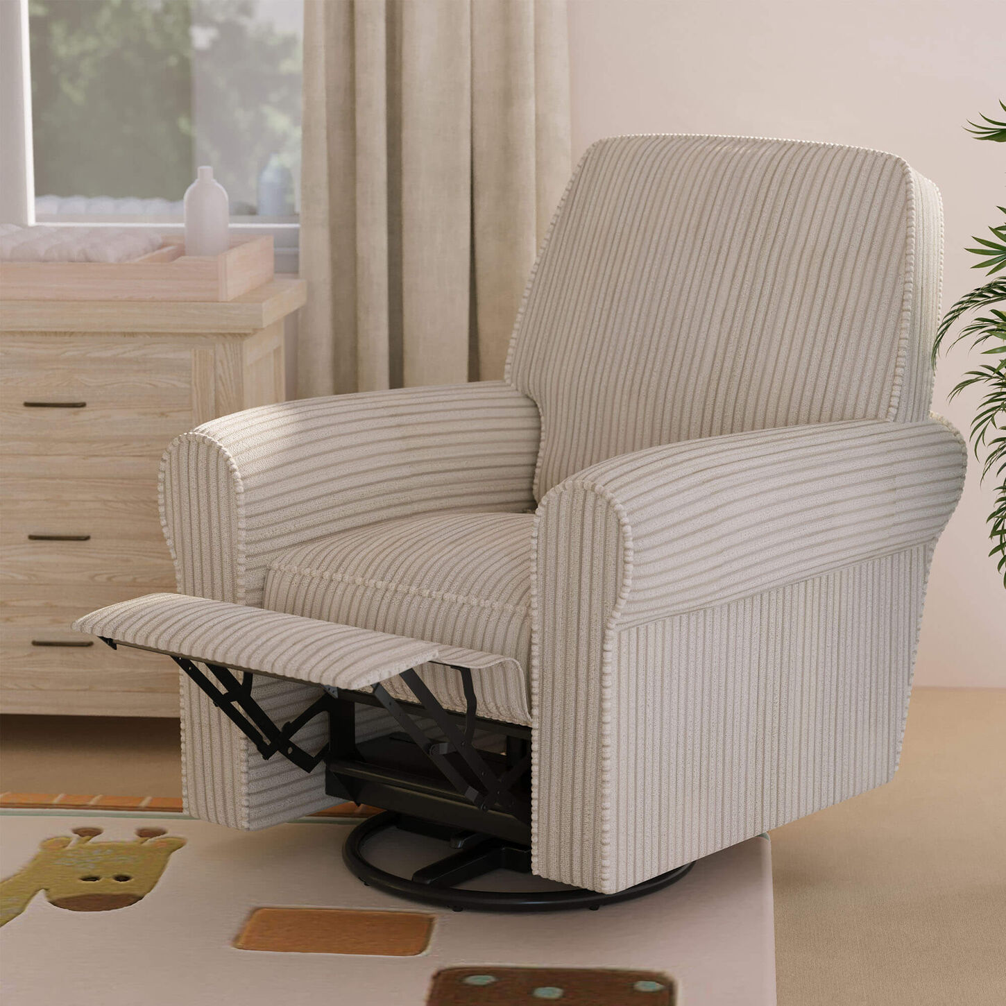 rocking chair in baby nursery