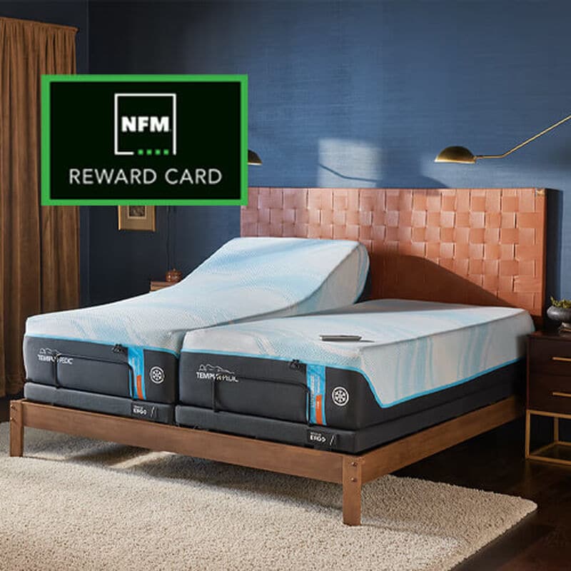 Tempur-Pedic Luxe Breeze 2.0 Firm Mattress with Adjustable Base