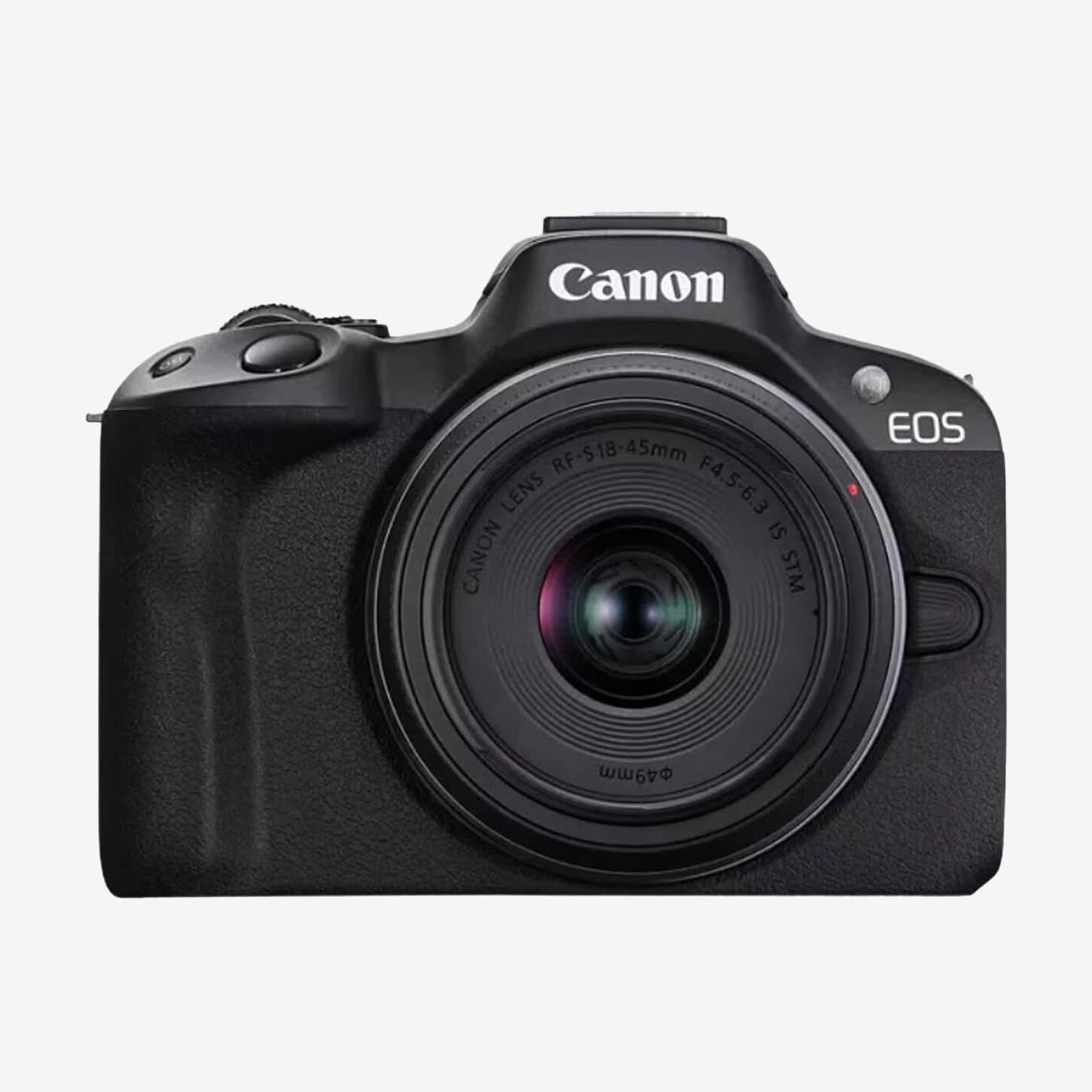 Canon EOS R50 RF-S18-45mm F4.5-6.3 IS STM & RF-S55-210mm F5-7.1 IS STM Lens Kit (Black) Mirrorless Camera