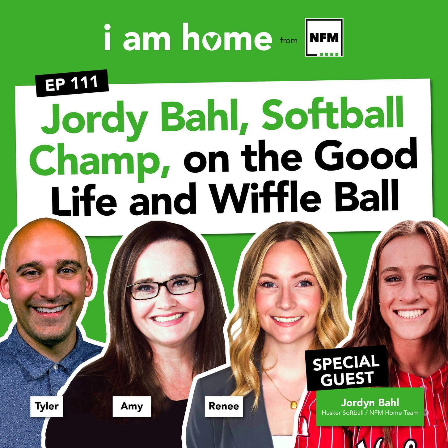 The podcast episode of Jordyn Bahl with Tyler, Amy, and Renee on the cover.
