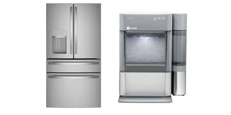 GE Profile Refrigerator and Opal Ice Maker